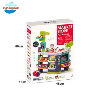 Les enfants simulent l'achat de jouets de <span class=keywords><strong>caisse</strong></span> enregistreuse de vente semblant de jouer avec des jouets de <span class=keywords><strong>magasin</strong></span> de supermarché avec calculatrice de scanner - Product Image 6