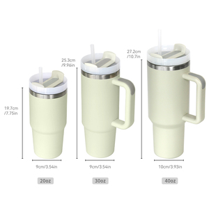 Ly giữ nhiệt bằng thép không gỉ in logo tùy chỉnh, ly giữ nhiệt chân không, ly có in logo tùy chỉnh, ly 30oz 40oz có nắp và ống hút - Product Image 2