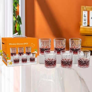 แก้ววิสกี้แบบโอลด์แฟชั่นด์ แก้วคริสตัลสำหรับบูร์บองและสก็อตช์ - Product Image 2