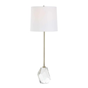 White Coral & Brass Modern Luxury Floor Lamp | Opulent Lighting for Hotel Lobby & Premium Area - Product Image 3