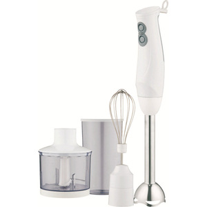 Handheld Electric Blender Food Processor Set With Wire Whip And Chopper Attachment Black 10L Or Less Capacity - Product Image 2
