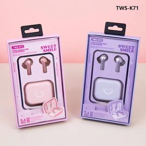 หูฟัง TWS-K71 BT 5.4 สเตอริโอแบบใส่ในหูไร้สาย พร้อมกล่องชาร์จ - Product Image 4