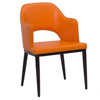 Chaises de salle à manger en métal modernes et simples, personnalisées en usine, style luxe léger, fonction massage, design imitation bois, pour hôtels et restaurants