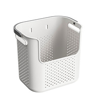 Ensemble de paniers à linge respirants en plastique PP moulé par injection, grande capacité, 3 tailles, rangement séparé pour sous-vêtements et vêtements
