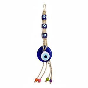 Evil Eye Macramé Ornement Roman & Creative 28x5cm Décoration de la maison - Product Image 2