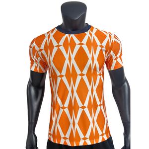 Maglia da <span class=keywords><strong>Calcio</strong></span> della Costa d'Avorio 22-24, Stile a Righe, Taglio Automatizzato, 100% Poliestere, Versione per Giocatori e Tifosi - Product Image 5