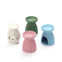 Lampe brûleur d'huile essentielle en céramique, 30 w, Style Cactus vert, lanterne à thé, bougie pour l'intérieur de la maison, le salon, le Yoga