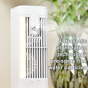 Personalizzazione della fabbrica aria condizionata ventola refrigeratore per uso domestico a spruzzo aria interna raffreddata ad acqua ventilatore elettrico luce notturna - Product Image 6