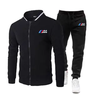 2024 New Custom Training Jogging tragen einen Herren-Sporta nzug aus reiner Baumwolle mit eigenem Design und Logo