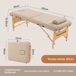 Cama de Masaje Plegable de PVC Meizhiran, Cama de Terapia Portátil para Uso Doméstico, Acupuntura, Moxibustión, Medicina Tradicional China, <span class=keywords><strong>Tatuaje</strong></span> - Product Image 1
