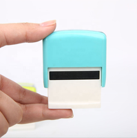 Machine de timbre de date auto-encreur personnalisée colorée en plastique de papeterie de bureau