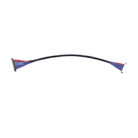 Kabel Adaptor Header Betina Inti Tembaga Pitch 2.54mm Kustom, Perakitan Kabel Panjang dengan Pengunci, untuk Komputer Papan Tunggal Industri Tertanam