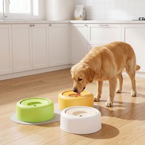 Bol d'eau pour chien anti-déversement de grande capacité 1000 ml, distributeur d'eau lent flottant, abreuvoir anti-éclaboussures pour animaux de compagnie, pour la maison et l'extérieur - Product Image 1