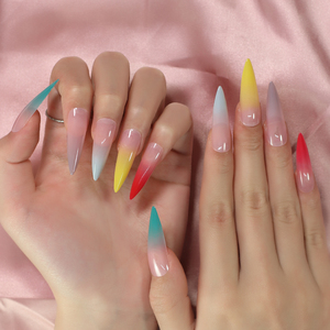 <span class=keywords><strong>Faux</strong></span> <span class=keywords><strong>ongles</strong></span> colorés en ABS à couverture complète, <span class=keywords><strong>ongles</strong></span> à la française <span class=keywords><strong>pour</strong></span> affichage de vernis au gel, vente en gros - Product Image 4