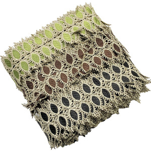 Tappezzeria Costume da te rifinitura nastro in poliestere ricamato bordo bordo tessitura vestiti per cucire tessuto etnico oro rifiniture in pizzo - Product Image 4