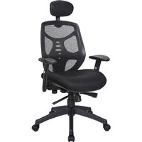 Kabel Chaise de bureau design moderne haut de gamme avec rotation à 360 et soutien du cou en maille Confort exécutif
