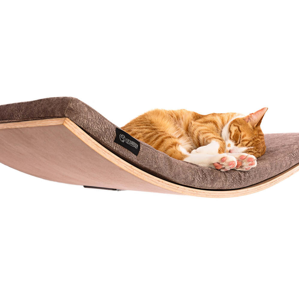 Домашний минимализм плавающая МДФ доска настенные полки для кошек