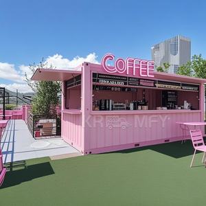 Conteneur maritime industriel mobile et extensible pour restaurant, café, bar, avec panneaux sandwich et structure en acier - Product Image 5