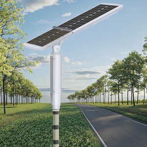 Farolas Solares LED Todo en Uno de 60W de Alta Eficiencia con Paneles Solares Mono-Si Dobles, Batería LiFePO4, Seguimiento Solar, IP65 para Carreteras - Product Image 5