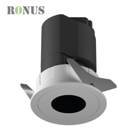 Projecteur LED de plafond COB 10W réglable, blanc chaud, IP44, fabriqué en Chine