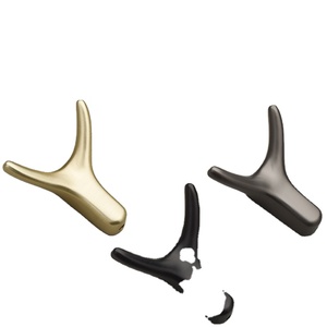 Wall <b>Single</b> Corner Clothes Hook Zinc Alloy Entrance <b>Wardrobe</b> Door Hook Made in China - Product Image 4