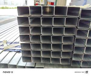 Tuyau de Construction 50*50mm 4x4 <span class=keywords><strong>tube</strong></span> carré tuyau carré 21mm <span class=keywords><strong>tube</strong></span> carré en métal pour poteau de clôture en <span class=keywords><strong>acier</strong></span> - Product Image 2