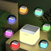 Vente en gros d'aides au sommeil portables avec 6 lumières RVB Machines à dormir à bruit blanc tonnerre naturel Garantie 1 an disponible en 6 couleurs