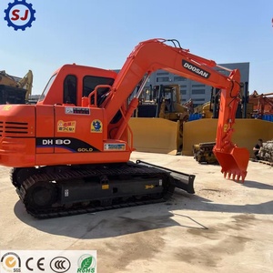 Excavadora de cadenas Doosan DH80 usada, calidad premium y pocas horas de uso |   Ahorre un 40% en Relación con lo Nuevo para Construcción de Huertos/Fincas/Viviendas Residenciales - Product Image 1