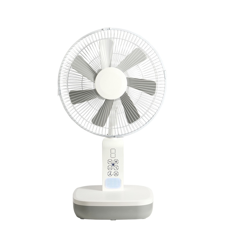 Smart Rechargeable Table Fan Solar Desk