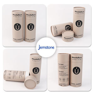 Emballage écologique en tube de carton artisanal pour bougie, cire, bloc de cire, cadeau, bougie en cire - Product Image 6