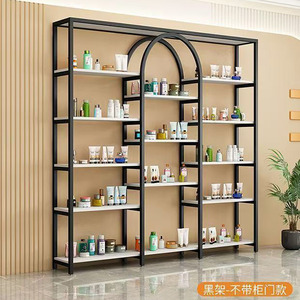ชั้นวางเครื่องสำอางโลหะคุณภาพสูง ตู้โชว์น้ำหอมสำหรับร้านเสริมสวย - Product Image 5