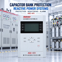 Relais de protection pour condensateurs shunt pour la correction du facteur de puissance industriel et les systèmes de banques de condensateurs moyenne tension ASC-441