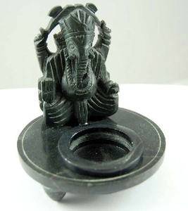 Marble <b>Painted</b> Exclusive Ganesh Choki - Product Image 3