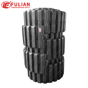 101.6 המגרש גומי מסלול 381x101.6x51 עבור <span class=keywords><strong>terex</strong></span> pt70 מחלף גומי מסלול - Product Image 1