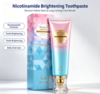 Dentifrice Éclaircissant à la Nicotinamide – Élimine les Taches Jaunes, Haleine Fraîche, Soin des Gencives, Hygiène Buccale Quotidienne, Marque Privée OEM