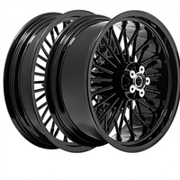 Roues à rayons larges ZCLH 17x3.5/17x6.0 avant/arrière pour Softail FLSTF/FXSTB/Night Train/FXST/Custom (2006-2017) sans ABS