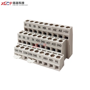 Xlcf phong cách Châu Âu PCB vít Brass 9-Pole khối thiết bị đầu cuối 5.08 mét khoảng cách 30-16awg phạm vi 10A ô tô 4000V Surge 5. 08-04-t1 - Product Image 1