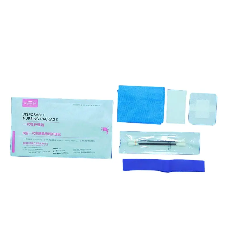 Disposable Medic Blood Collection kit/Pack On Customized Logo By Sealed in Soft Blister Bag.