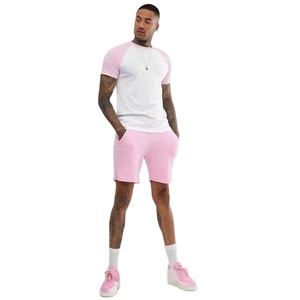 T-shirt girocollo a girocollo a asciugatura rapida con maniche Raglan a contrasto in Spandex per adulti - Product Image 1