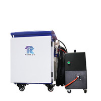Nouvelle machine de soudage au laser à fibre portative TK LUX-800/1200, système de contrôle CNC/PLC Tkweld, refroidissement par air, facile à utiliser, multi-matériaux 1