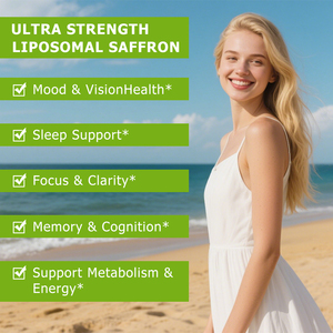 Gotas Líquidas de Açafrão Lipossomal de Marca Própria com <span class=keywords><strong>Ashwagandha</strong></span> e L-Teanina para Apoio ao Humor e Equilíbrio Emocional - Product Image 5