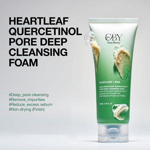Heartleaf quercetinol lỗ chân lông làm sạch bọt với BHA Glycerin dưỡng ẩm rửa mặt cho đôi làm sạch tất cả các loại da Hàn Quốc - Product Image 1