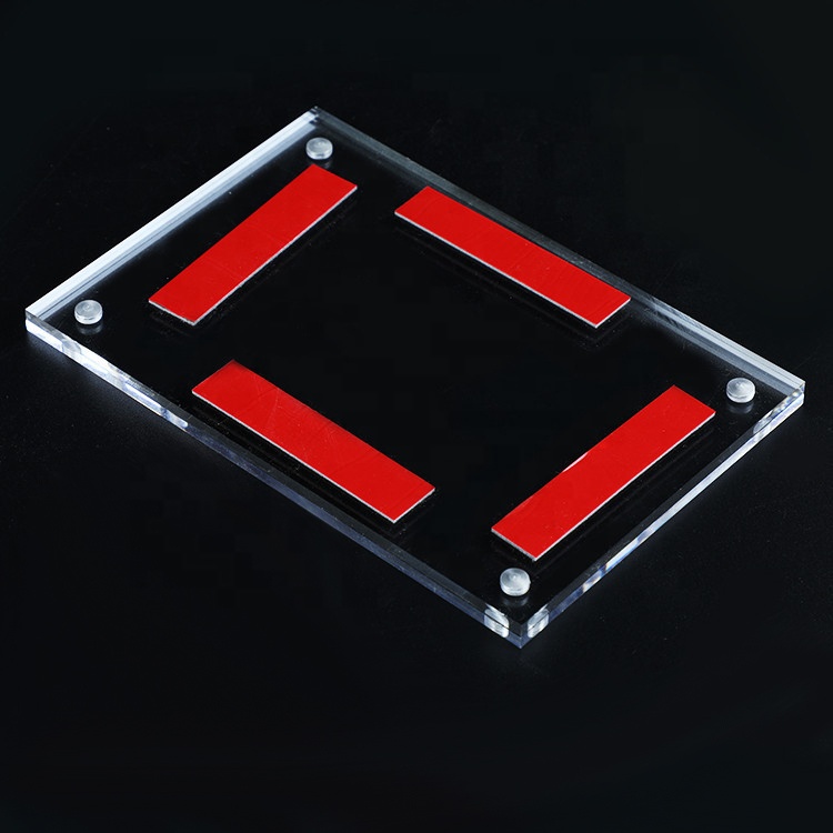 Магнитный акриловый держатель для бирки для магазина, супермаркета, оптовая продажа, пользовательская фоторамка