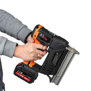 F30 High <b>Power</b> Lithium Staple Gun Cordless Shooting Nail Guns Portable Nailing Machine Battery Nailer Woodworking <b>Tools</b> - Product Image 3