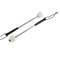 Vente en gros de haute qualité en laine antidérapante en acier inoxydable pour batterie de basse Accessoires pour instruments à percussion