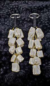 Hot Sale on White Natural Selenite Tumbled Stone <b>Car</b> Hanging Accessory for Healing Calm Energy Available at Good Price - Product Image 3
