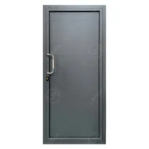 Porte extérieure en aluminium à panneau complet, panneau complet, pour maison, nouveau modèle