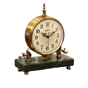 Vintage Globe Clock <b>Rotating</b> <b>Desk</b> Clock Roman Numeral Quartz Table Clock Decorative Desktop Clock Office <b>Desk</b> Decor Home Decor - Product Image 1
