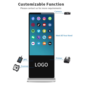 49-дюймовый напольный сенсорный LCD-дисплей для цифровых вывесок оптом от производителя, рекламный киоск - Product Image 2