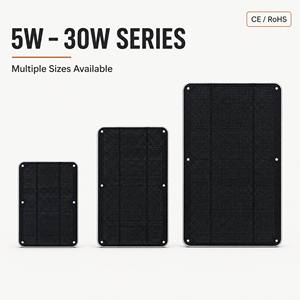 <span class=keywords><strong>Panneau</strong></span> solaire monocristallin personnalisé étanche 5V 6V 9V 18V 1W 2W 3W 5W 10W 20W pour dispositif IoT et traceur GPS - Product Image 2